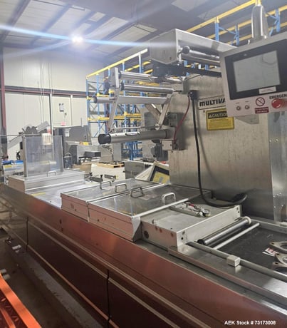 Multivac #R-230, automatic horizontal Thermoformer, 8-10 CPM, 16.5" width film, 130mm form depth max - Image 3