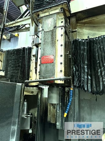 Giddings & Lewis #VTC-60, CNC Vertical Boring Mill w/2 Rams, 4-Axis, 60" Table diameter, 72" Swing, 60" 3-Jaw - Image 3