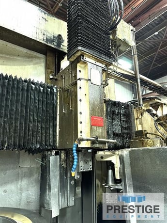 Giddings & Lewis #VTC-60, CNC Vertical Boring Mill w/2 Rams, 4-Axis, 60" Table diameter, 72" Swing, 60" 3-Jaw - Image 5