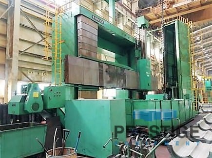 Hankook #VTB-4555E, CNC Vertical Boring Mill, 177.2" Table diameter, 216.5" Swing, 157.5" Turning height - Image 1