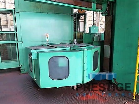 Hankook #VTB-4555E, CNC Vertical Boring Mill, 177.2" Table diameter, 216.5" Swing, 157.5" Turning height - Image 4