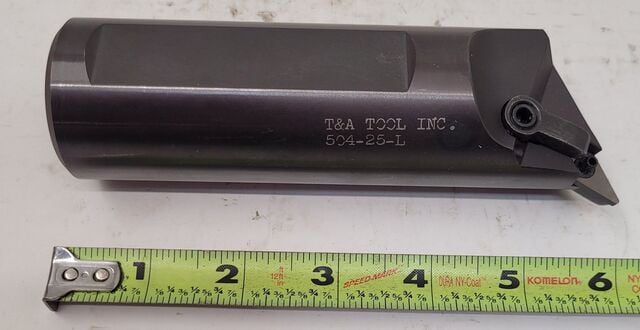 T & A Tool #504-25-L, boring bar, 6" OAL - Image 2