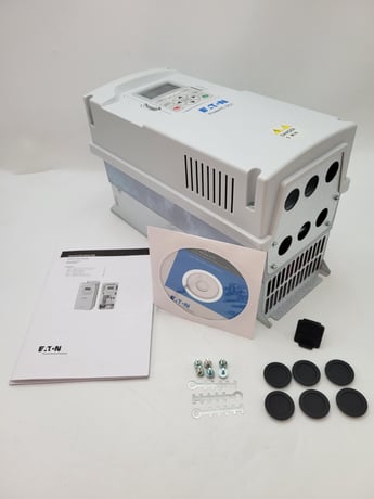1.5 HP Eaton, PowerXL DG1 VFD, 400 Volts, DG1-343D3FB-C21C, 1.1 KW, 3.3A, UL type 1, IP 21, unused - Image 1