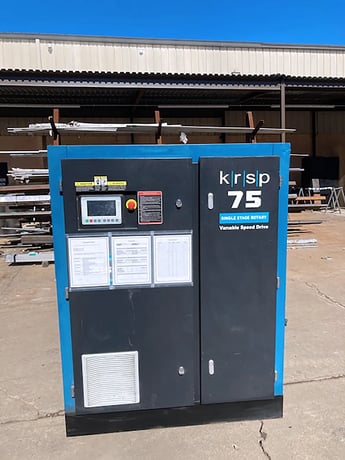 364 cfm, 125 psi, Kaishan #KRSP-75-125VSD, 75 HP, MAM-6090 digital smart Control panel, 2020 - Image 1