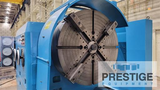 63" x 236" Poreba #TCG-160/6M, lathe, independent 4-jaw 51" chuck, AccuRite Trunvision digital read out - Image 5