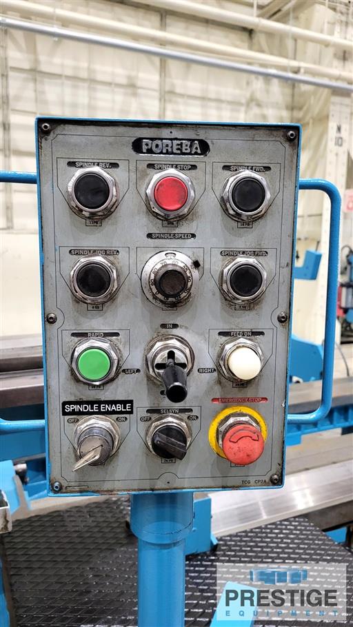 63" x 236" Poreba #TCG-160/6M, lathe, independent 4-jaw 51" chuck, AccuRite Trunvision digital read out - Image 10