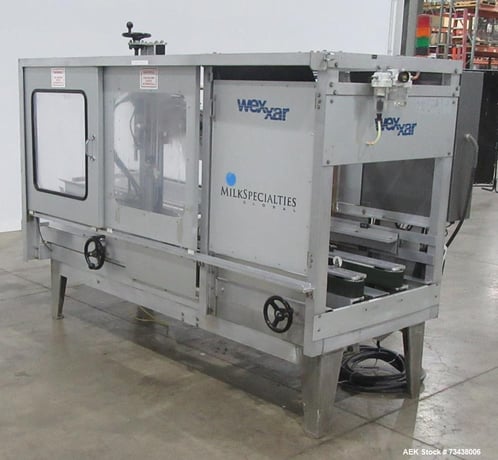 Wexxar #WFT-S, Automatic Case Former, 6-17" x 7-22" x 6-20", 2.5" tape head, AB Micrologix PLC - Image 1