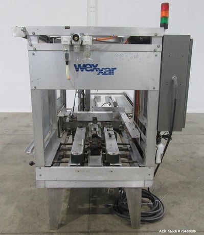 Wexxar #WFT-S, Automatic Case Former, 6-17" x 7-22" x 6-20", 2.5" tape head, AB Micrologix PLC - Image 2