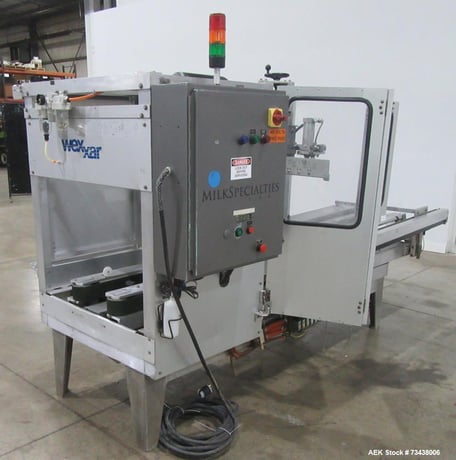 Wexxar #WFT-S, Automatic Case Former, 6-17" x 7-22" x 6-20", 2.5" tape head, AB Micrologix PLC - Image 3