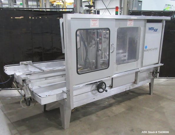 Wexxar #WFT-S, Automatic Case Former, 6-17" x 7-22" x 6-20", 2.5" tape head, AB Micrologix PLC - Image 4