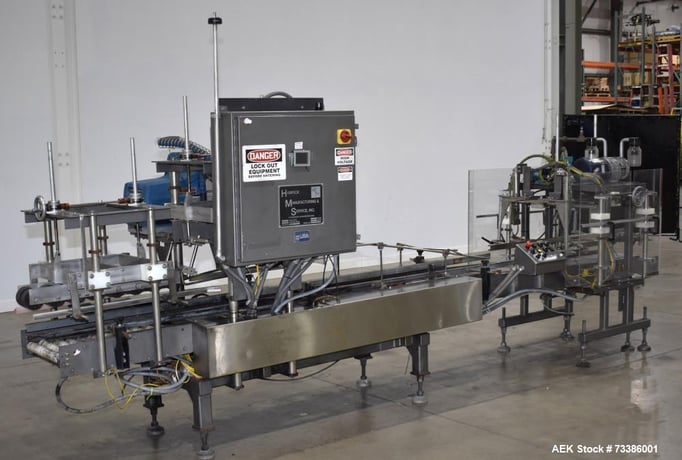 Hamrick #CS130, Glue Case Sealer & Lock-Tab Breaker, 25 CPM, Nordson ProBlue 7, 1 HP vacuum pump, AB PLC - Image 3