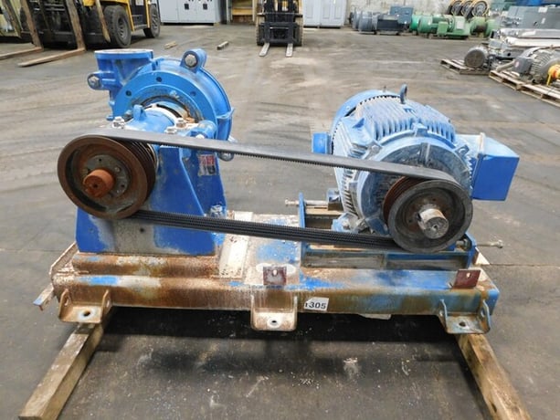 Warman #6/4AH, slurry pump, 125 HP motor, 1785 RPM, 460 V. - Image 7