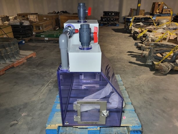 Semi-custom laboratory glove box, certified to: IEST-RP-CC-006.3, new surplus - Image 9