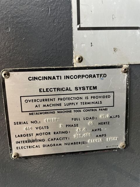175 Ton, Cincinnati #Autoshape, 10' overall, 1032" between housing, 10" stroke, 17" open, 7" Shut Height, 48" - Image 4