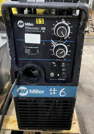 Miller #Millermatic-300, CV/DC mig welder, 300 amps., 200/230/460 V., 3-phase, 1998 - Image 2