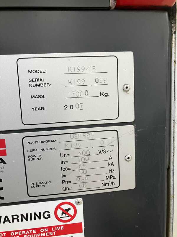 Fidia #K199, vertical machining center, 42 automatic tool changer, 64" X, 29" Y, 33" Z, 24000 RPM, HSK63A - Image 7