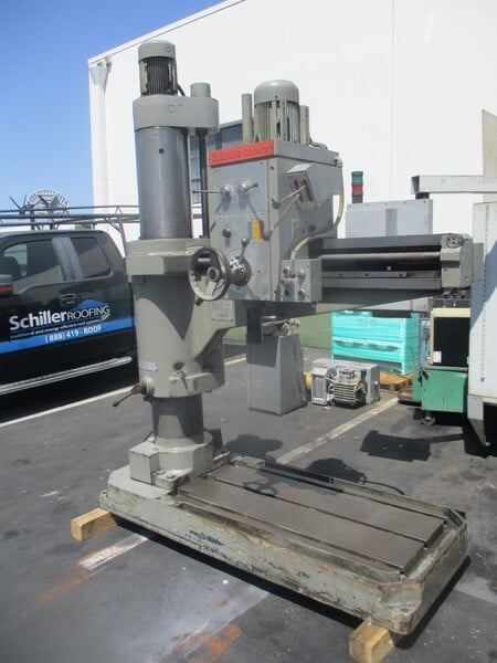 4' -12" Clausing, radial drill - Image 2