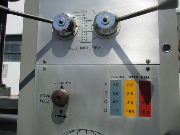 4' -12" Clausing, radial drill - Image 9