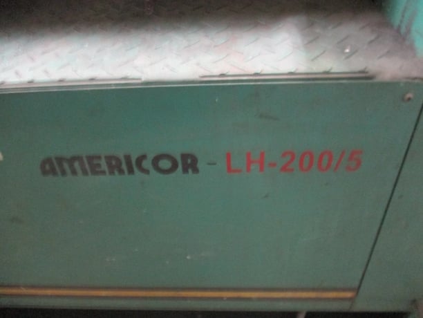 60" x 1/4" Americor / Lemas #LH-200/5, hydraulic plate roll, 7.87" diameter roll, 2007 - Image 5