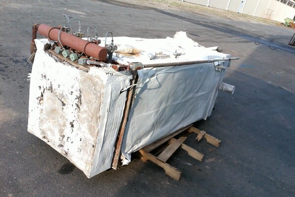 Stainless steel dust collector, pulse type, 5 HP Spencer S24203B centrifuge blower - Image 2