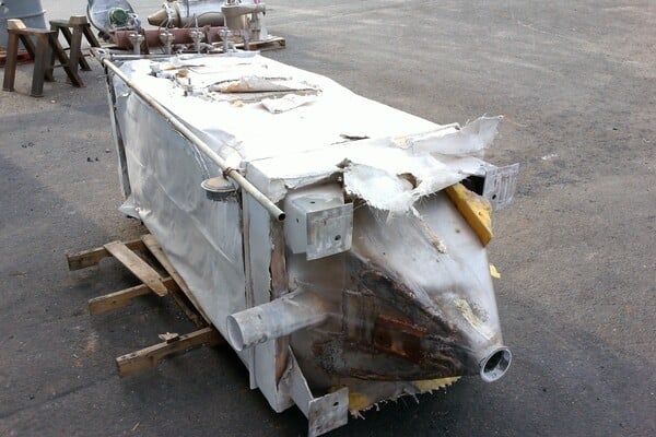 Stainless steel dust collector, pulse type, 5 HP Spencer S24203B centrifuge blower - Image 6