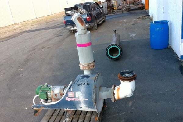 Stainless steel dust collector, pulse type, 5 HP Spencer S24203B centrifuge blower - Image 7
