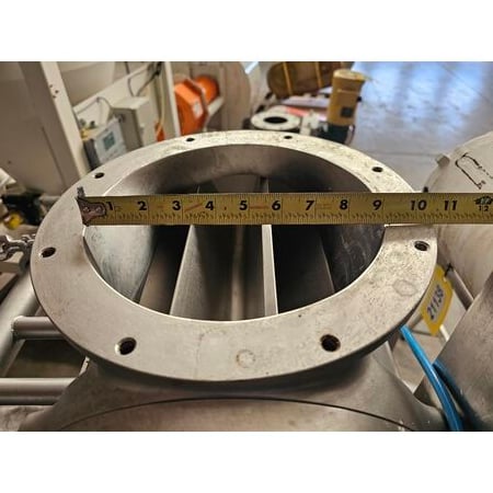 9" GEA #DT-500-DEM, Stainless Steel sanitary rotary airlock valve, 1 HP - Image 4