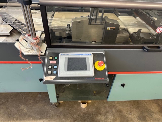 Shanklin #OMNI-SLRS, Shrink Wrapper, Extended Lugged Infeed, #T-72H Double Chamber Heat Tunnel, 230 VAC, 2007 - Image 6