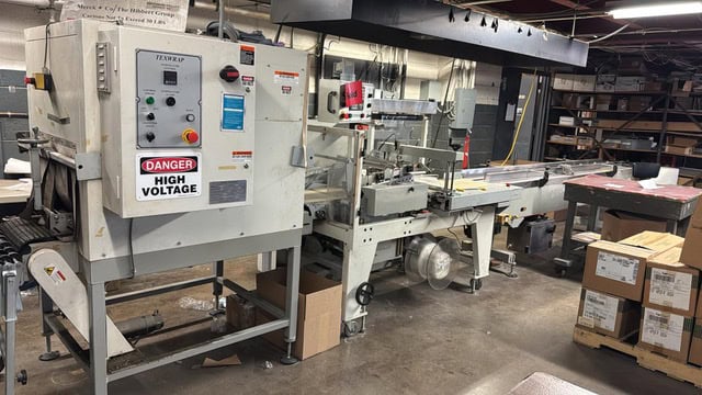 Texwrap #2219, Auto Shrink Wrapper, w/ Closing Conveyor, Extended Lugged Infeed, Texwrap #T-1322 Dual Chamber - Image 4