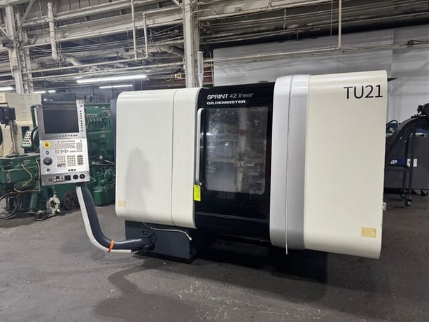 DMG, Gildemeister #Sprint-42-Linear, CNC automatic screw machine, 4-Axis, 6000 RPM, 2001 - Image 3