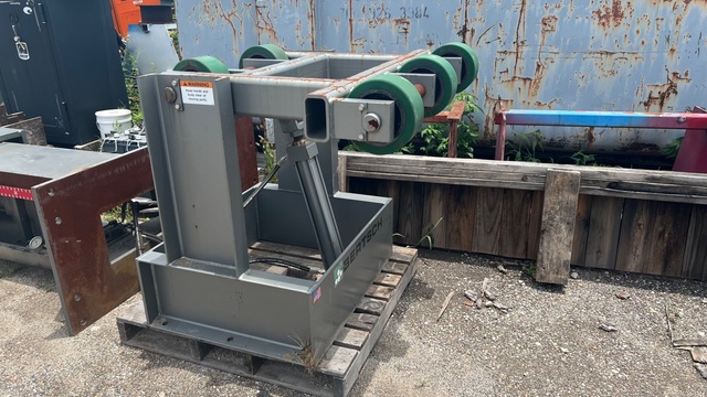 120" x 1/2" Bertsch #9, 4-roll hydraulic plate roll with NC control, overhead support, side support, 2015 - Image 5