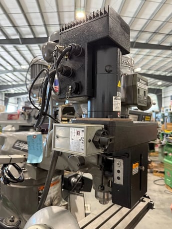 Bridgeport #Series-I, vertical mill, 9" x48" tbl., 2 HP, 31" X, 12" Y, 16" Z, 60-4200 RPM, R8, Acu-Rite - Image 8