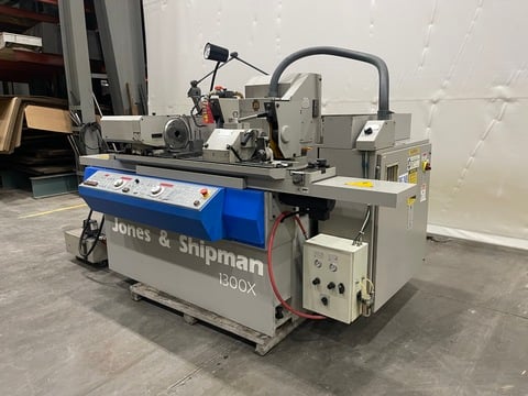12" x 27" Jones & Shipman #1300X, twin wheel universal cylindrical grinder, Microprocessor Control - Image 2