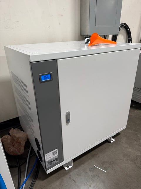 HSG #G3015X-12K, fiber laser, 5' x10'tbl., 12000 watt, shuttle table, chiller, dust collector - Image 8