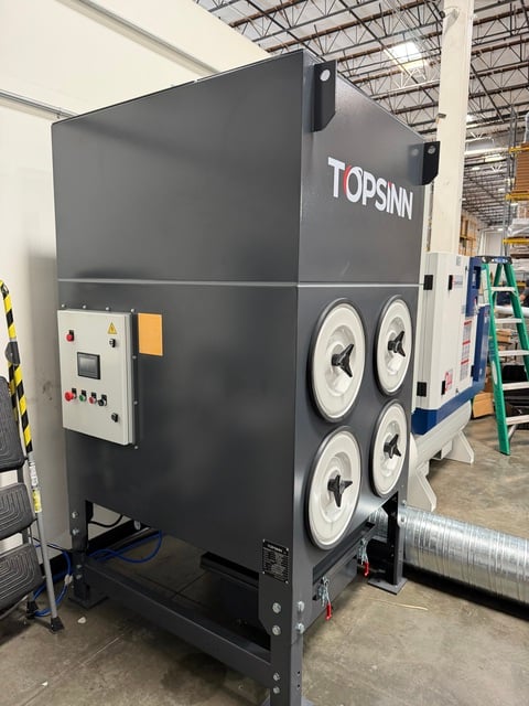 HSG #G3015X-12K, fiber laser, 5' x10'tbl., 12000 watt, shuttle table, chiller, dust collector - Image 10