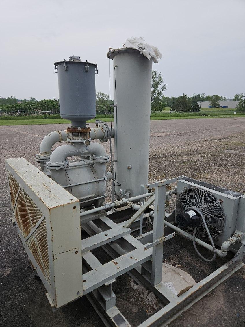1400 CFM @ 28" Hg, Siemens #2BE1252-0BY2-Z, liquid ring vacuum pump, 75 HP, 2000 - Image 3