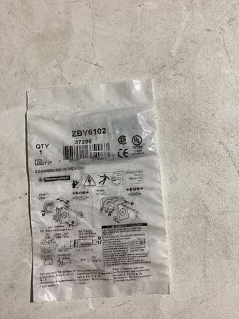 Schneider zby6102 legend holder for push button used - Image 2