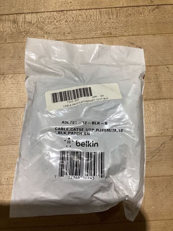 BELKIN A3L791-12-BLK-S Cables NEW - Image 2