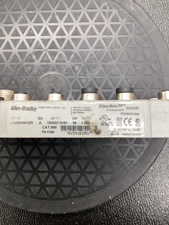 Allen-bradley 1732e-ib16m12dr armorblock 16pt input module 24vdc used - Image 6