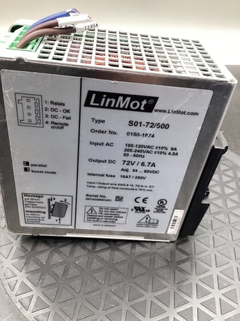 LinMot S01-72/500 0150-1874 Servo Drive Power Supply USED - Image 5