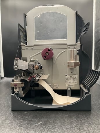 Zebra #ZM400, thermal transfer label printer usb ethernet used - Image 4
