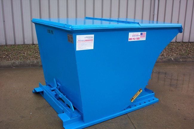Marathon #HD-300, Heavy Duty Self-Dumping Forklift Hopper, 3 yd, unused - Image 3