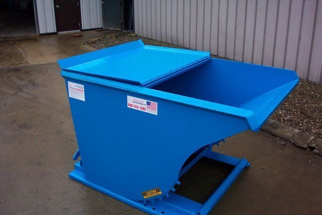 Marathon #HD-300, Heavy Duty Self-Dumping Forklift Hopper, 3 yd, unused - Image 5