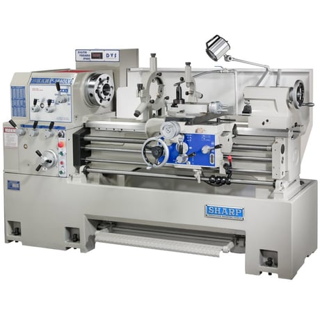 16" x 40" Sharp #1640LV, precision lathe, 8.75" swing over cross slide, 3-haw 10" chuck, 12" face plate - Image 1