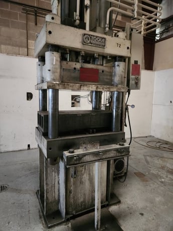 250 Ton, OToole Systems, 4-post press, 18" x 30" btwn posts, 21.5" vertical clearance - Image 8