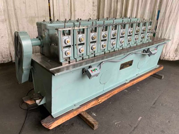 10 Stand, Rafter rollformer, 2" spindle diameter, 10" roll space, forward & reversing, 10 HP - Image 1