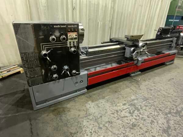 25" x 120" South Bend #Nordic-25, gap bed engine lathe, 15-3/4" swing over cross slide, 4-jaw 16" chuck - Image 2