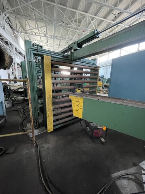 10000 lb. Pro-Eco, banding line, 72" outside dimension, turnstile, downlayer, banding, stacker, conveyors - Image 3