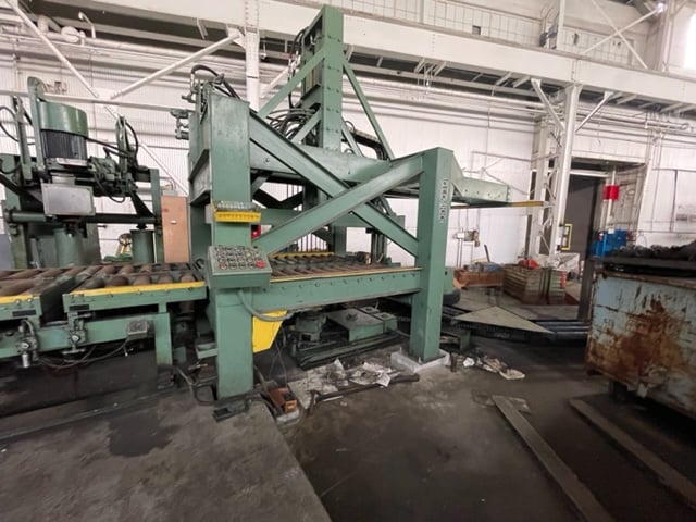 10000 lb. Pro-Eco, banding line, 72" outside dimension, turnstile, downlayer, banding, stacker, conveyors - Image 7