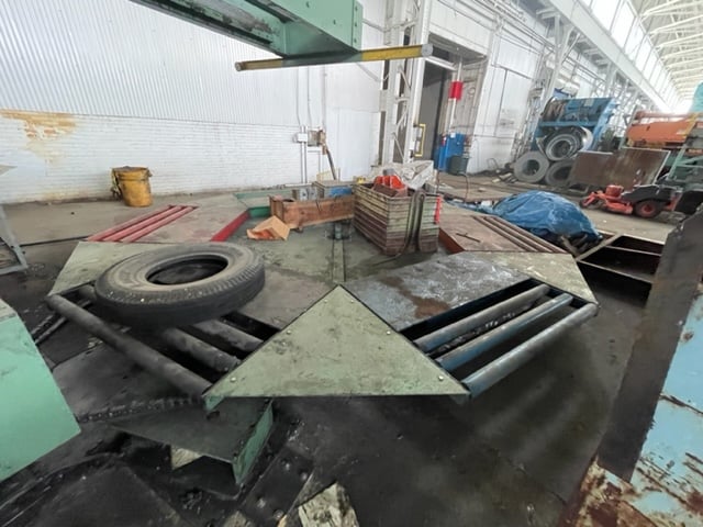 10000 lb. Pro-Eco, banding line, 72" outside dimension, turnstile, downlayer, banding, stacker, conveyors - Image 8